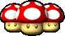 mario kart double dash 150cc triple mushrooms icon